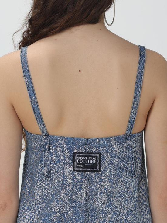  베르사체 숏 원피스 76HAO954DS013 904 Blue - VERSACE