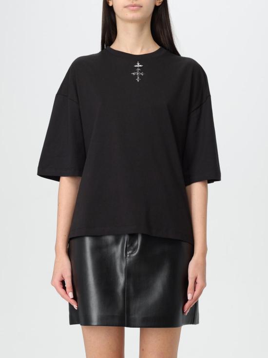  키아라 페라그니 반팔 티셔츠 77CBHK07CJK01 899 Black