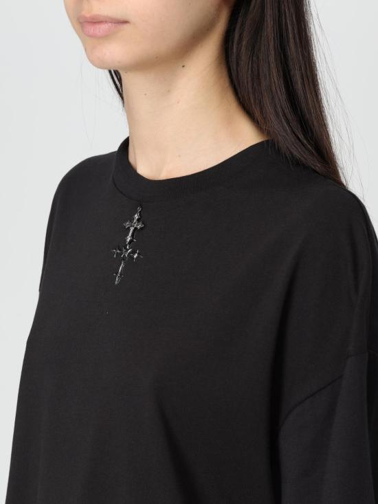  키아라 페라그니 반팔 티셔츠 77CBHK07CJK01 899 Black - CHIARA FERRAGNI