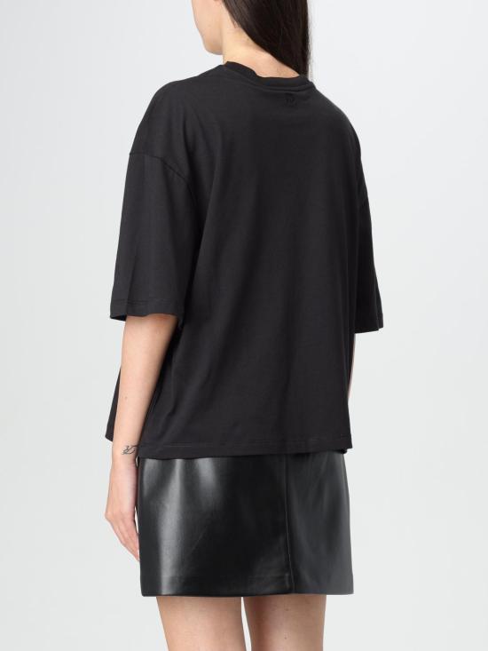  키아라 페라그니 반팔 티셔츠 77CBHK07CJK01 899 Black - CHIARA FERRAGNI