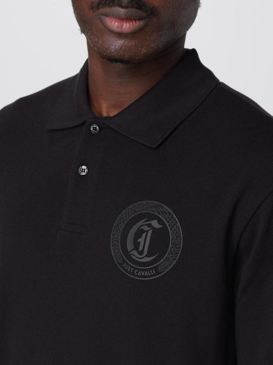 25SS 저스트까발리 폴로 티셔츠 78OAGT01CJ506 899 Black - JUST CAVALLI