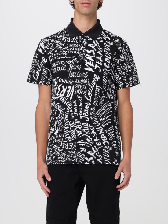 25SS 베르사체 반팔 티셔츠 78GAG6R0JS459 L01 Black