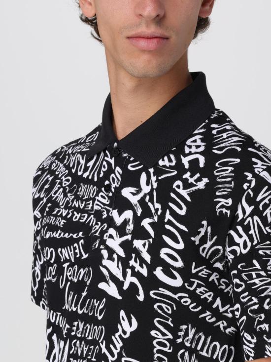 25SS 베르사체 반팔 티셔츠 78GAG6R0JS459 L01 Black - VERSACE