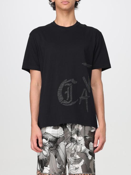 25SS 저스트까발리 반팔 티셔츠 78OAHT02CJ500 899 Black