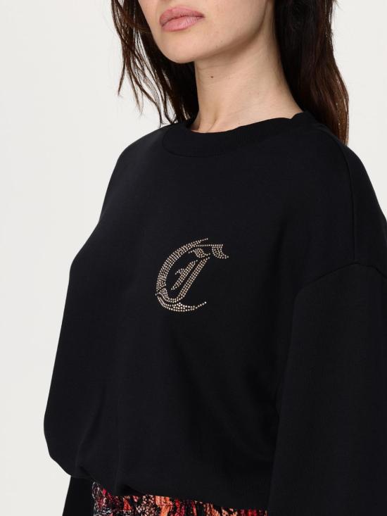 25SS 저스트까발리 스웨터 78PAIE01CF100 R23 Black - JUST CAVALLI