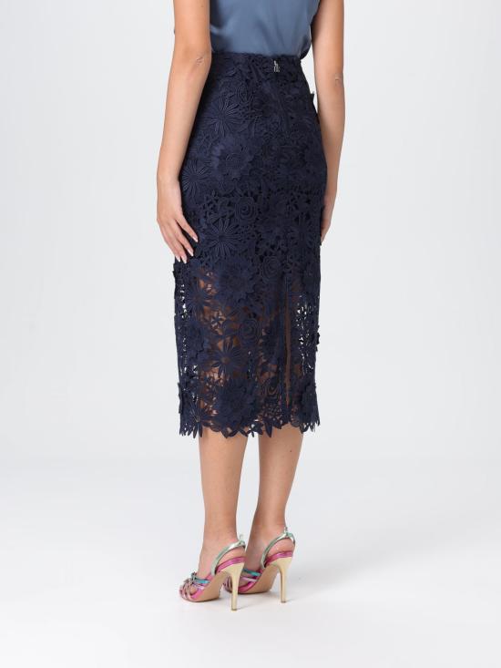 25FW 로테이트 미디 스커트 115034 1725 Blue - ROTATE