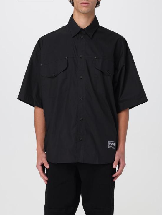 25SS 베르사체 반팔 셔츠 78GAL225N0132 899 Black