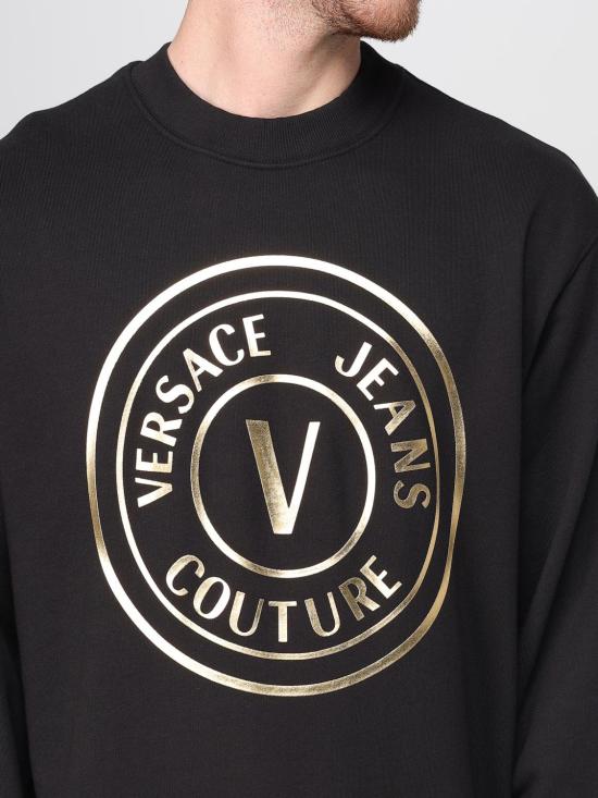 25SS 베르사체 긴팔 티셔츠 78GAIT01CF01T G89 Black - VERSACE