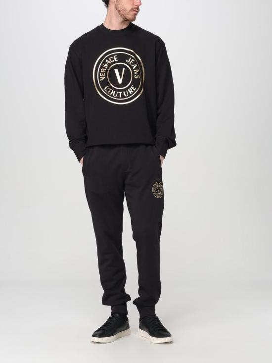 25SS 베르사체 긴팔 티셔츠 78GAIT01CF01T G89 Black - VERSACE