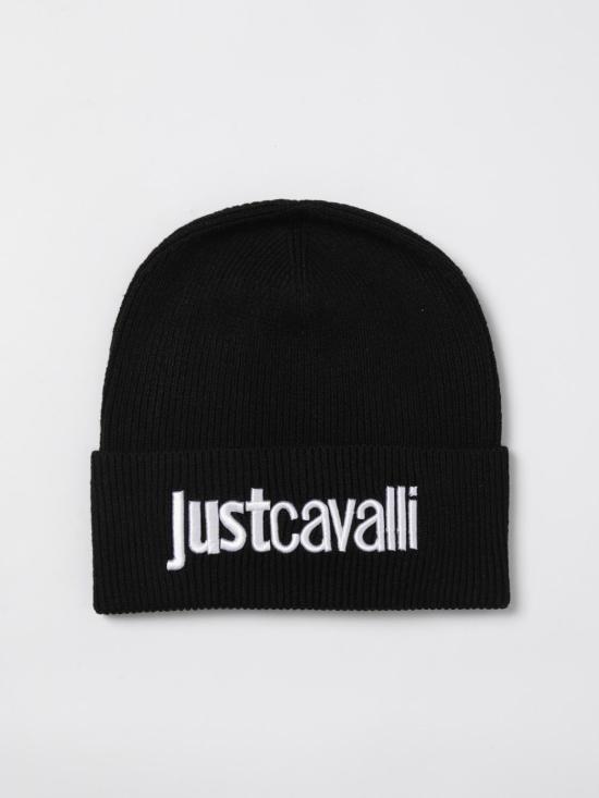 24FW 저스트까발리 이어플랩 캡 77RAZK01ZG239 L01 Black