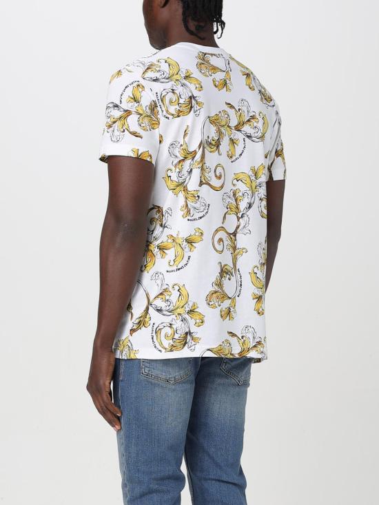 25SS 베르사체 반팔 티셔츠 78GAH6S0JS458 G03 White 1 - VERSACE