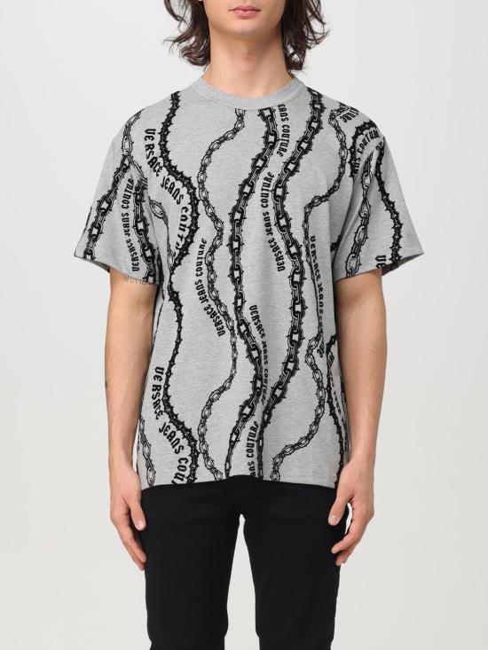  베르사체 반팔 티셔츠 77GAH6R0JS415 802 Grey