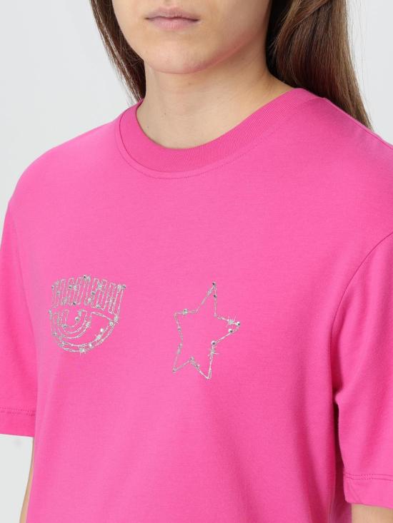  키아라 페라그니 반팔 티셔츠 77CBHK10CJK01 344 Violet - CHIARA FERRAGNI