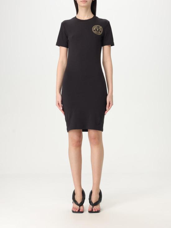 25SS 베르사체 롱 원피스 78HAOT00CJ03T G89 Black