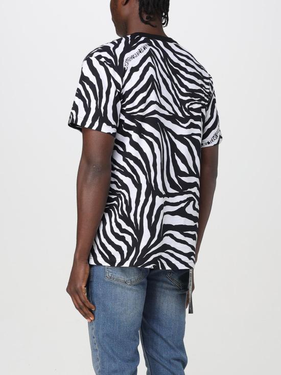 25SS 베르사체 반팔 티셔츠 78GAH6R0JS455 L01 Black - VERSACE