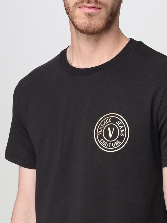 25SS 베르사체 반팔 티셔츠 78GAIT00CF01T G89 Black - VERSACE