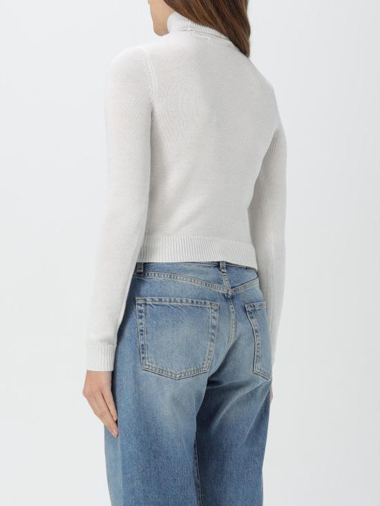  키아라 페라그니 터틀넥 77CBFH19CMA10 003 White - CHIARA FERRAGNI