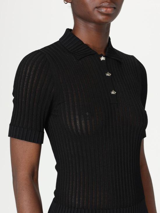 25SS 제니 폴로 티셔츠 78AAF802CMX26 899 Black - GENNY