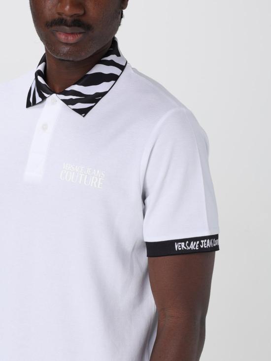 25SS 베르사체 폴로 티셔츠 78GAGT06CJ01T 003 White - VERSACE