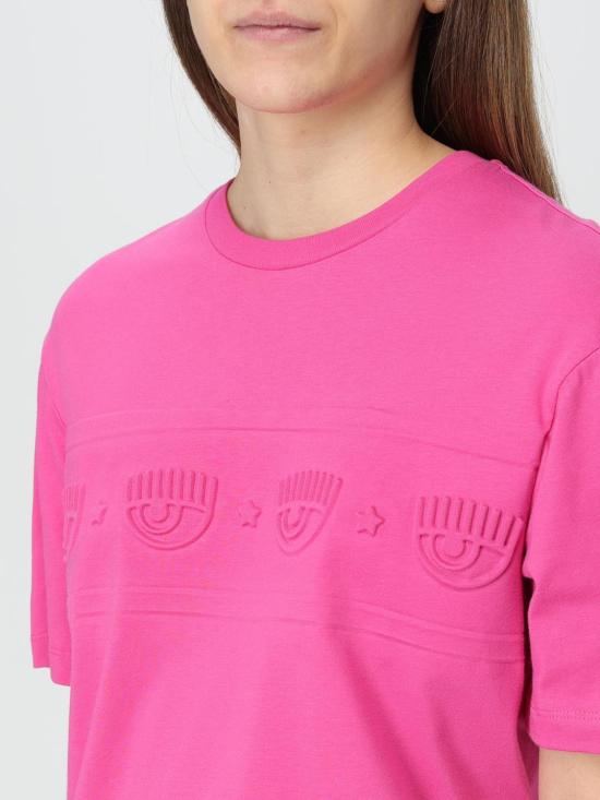  키아라 페라그니 반팔 티셔츠 77CBHK09CJK01 344 Violet - CHIARA FERRAGNI