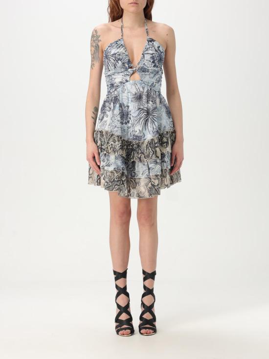 25SS 저스트까발리 롱 원피스 78PAO960NS603 204 Blue