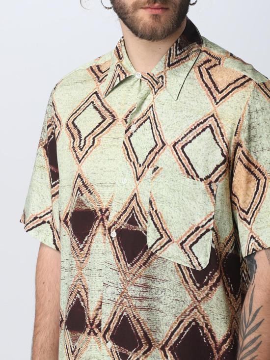 25FW 파울라 반팔 셔츠 09DP60060000701 LIGHT GREEN PINK Green - PAURA