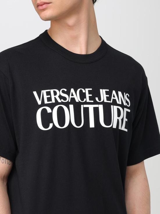 25SS 베르사체 반팔 티셔츠 78GAHE05CJ00E 899 Black - VERSACE