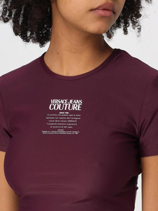  베르사체 반팔 티셔츠 77HAH602J0148 363 Violet - VERSACE