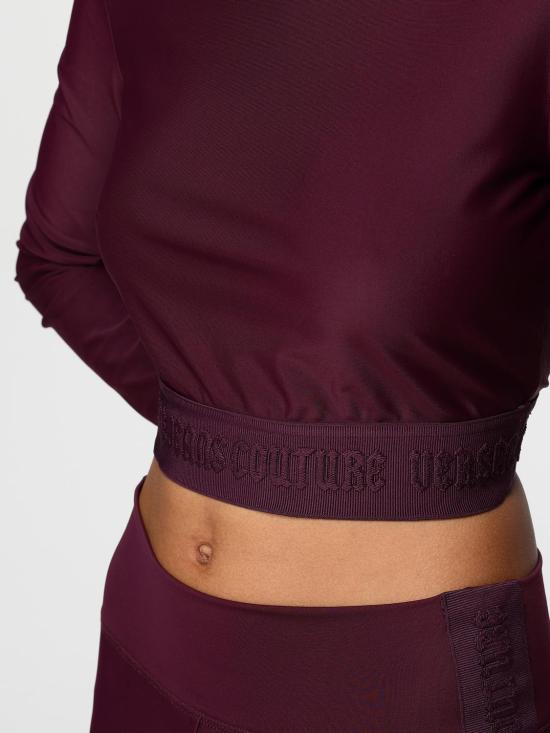 24FW 베르사체 긴팔 티셔츠 77HAH218J0148 363 Violet - VERSACE