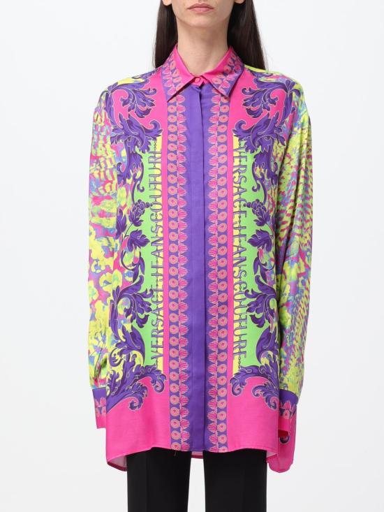  베르사체 셔츠 76HAL2P2NS448 609 Green