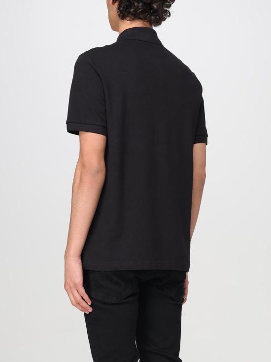 25SS 베르사체 V 엠블럼 자수 반소매 폴로 셔츠 78GAGT01CJ01T 899 Black - VERSACE