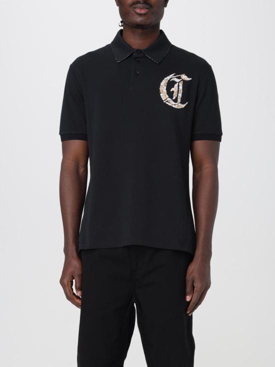25SS 저스트까발리 폴로 티셔츠 78OAGE13CJ116 899 Black