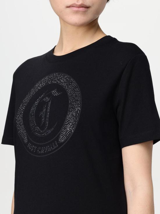 25SS 저스트까발리 반팔 티셔츠 78PAHE13CJ110 899 Black - JUST CAVALLI