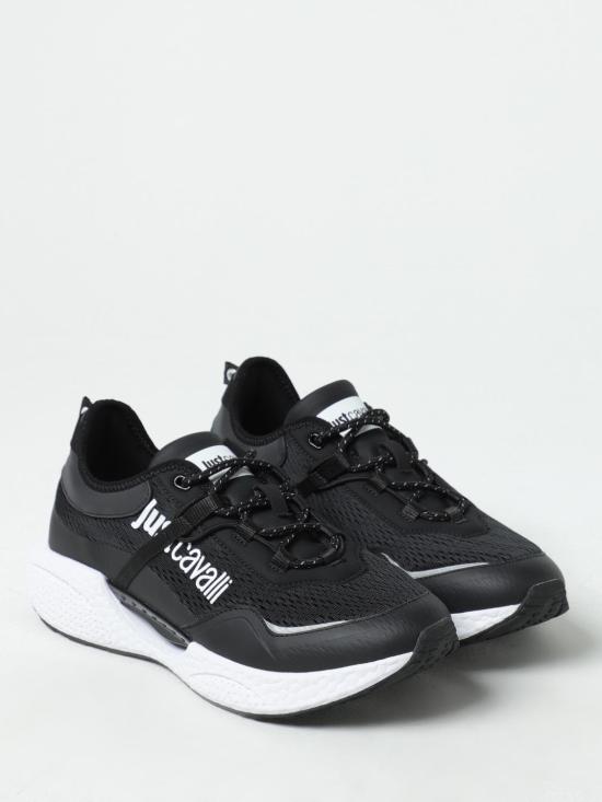  저스트까발리 스니커즈 75QA3SH7ZSA08 899 Black - JUST CAVALLI
