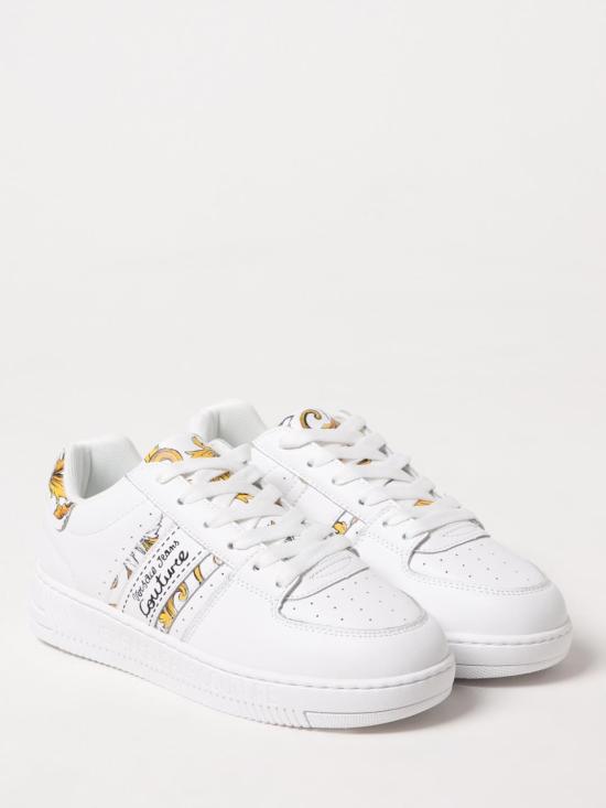 25SS 베르사체 로고 메이사 스니커즈  78VA3SJ7ZPB11 G03 White - VERSACE