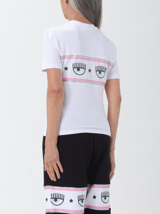  키아라 페라그니 반팔 티셔츠 76CBHL03CJL01 003 White - CHIARA FERRAGNI