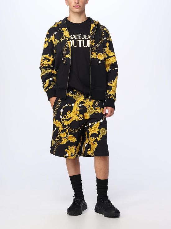  베르사체 반팔 티셔츠 75GAHT01CJ00T G89 Black - VERSACE