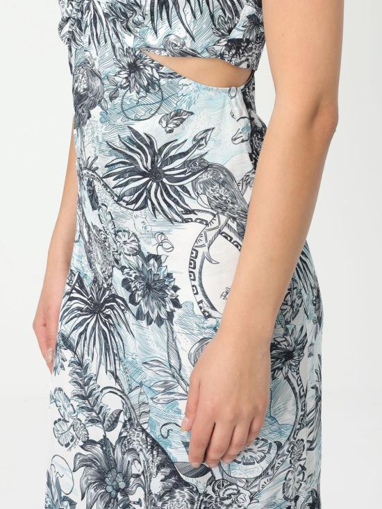 25SS 저스트까발리 롱 원피스 78PAO958NS665 204 Blue - JUST CAVALLI