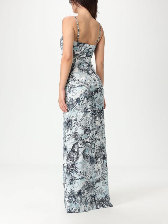 25SS 저스트까발리 롱 원피스 78PAO958NS665 204 Blue - JUST CAVALLI