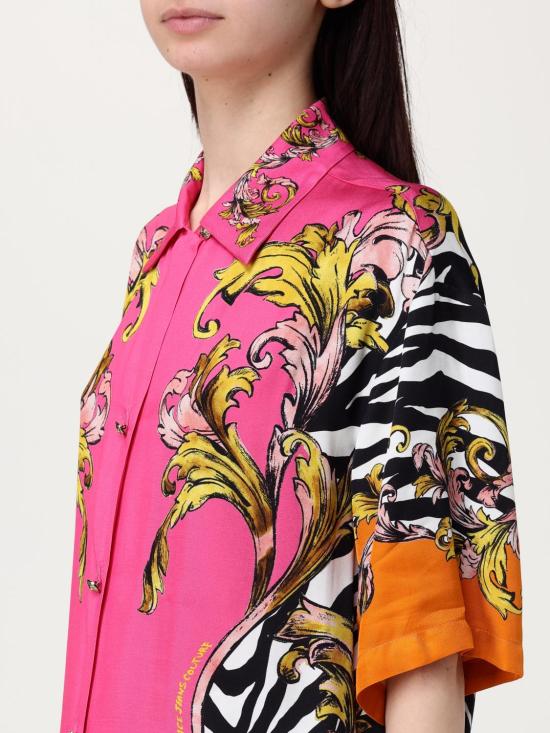 25SS 베르사체 블라우스 78HAL2P9NS646 494 Pink - VERSACE