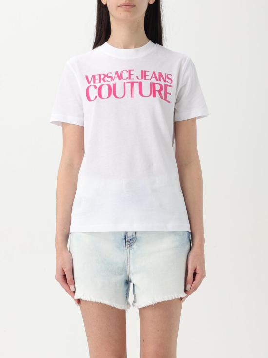 25SS 베르사체 반팔 티셔츠 78HAHE05CJ00E 003 White