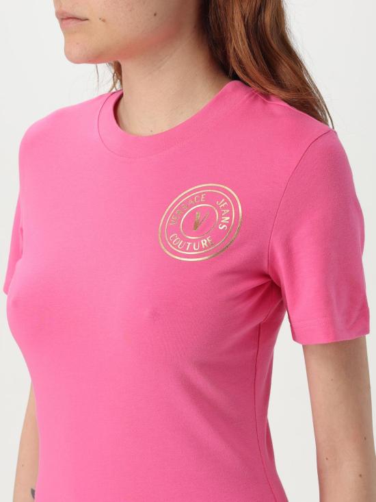 25SS 베르사체 미디 원피스 78HAOT00CJ03T 494 Pink - VERSACE