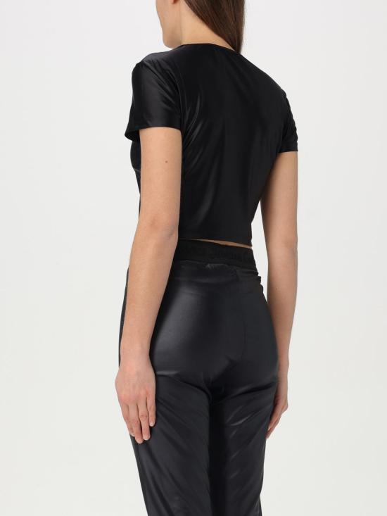 25SS 베르사체 반팔 티셔츠 78HAH6A2J0223 899 Black - VERSACE