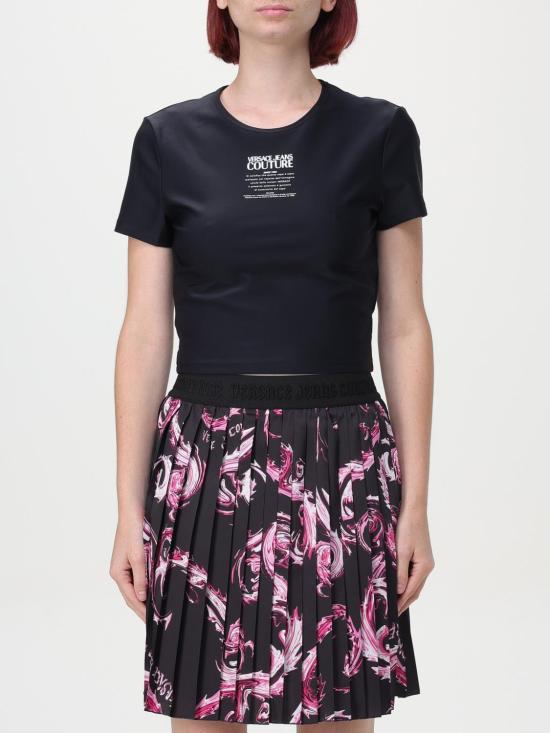  베르사체 반팔 티셔츠 77HAH602J0148 899 Black