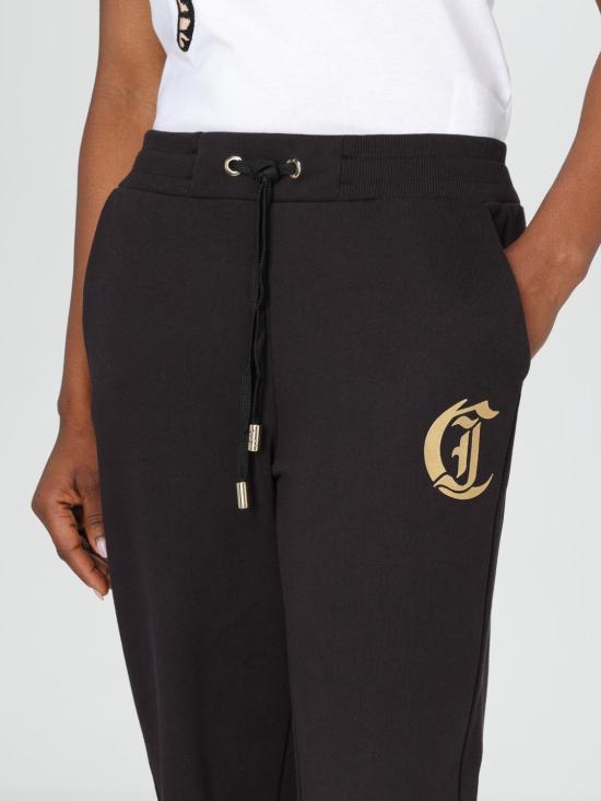  저스트까발리 트레이닝/조거 팬츠 77PAAT01CF500 G89 Black - JUST CAVALLI