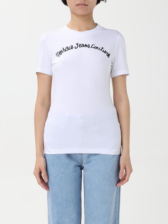 25SS 베르사체 반팔 티셔츠 78HAHC08CJ02C 003 White