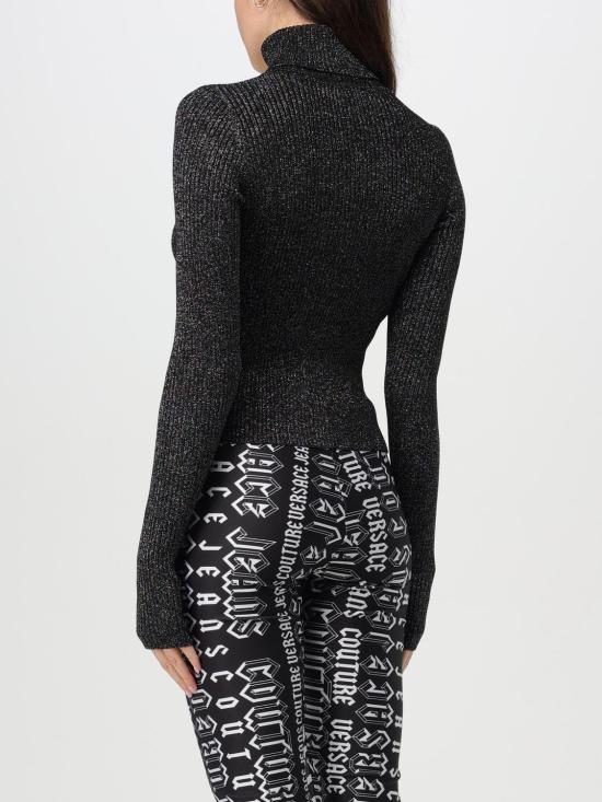 24FW 베르사체 터틀넥 77HAFM22CM60H 899 Black - VERSACE