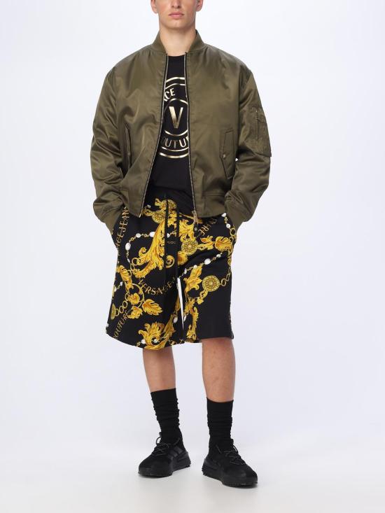  베르사체 반팔 티셔츠 75GAHT05CJ00T G89 Black - VERSACE