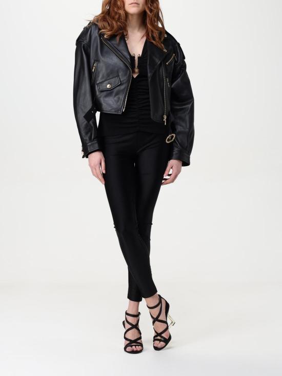 25SS 저스트까발리 긴팔 티셔츠 78PAH619J0116 899 Black - JUST CAVALLI