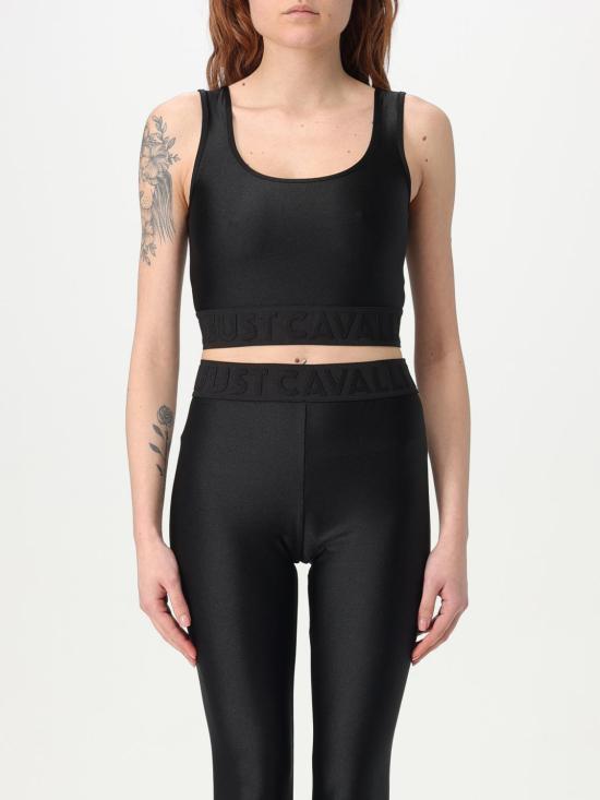 25SS 저스트까발리 민소매 티셔츠 78PAM204J0108 899 Black